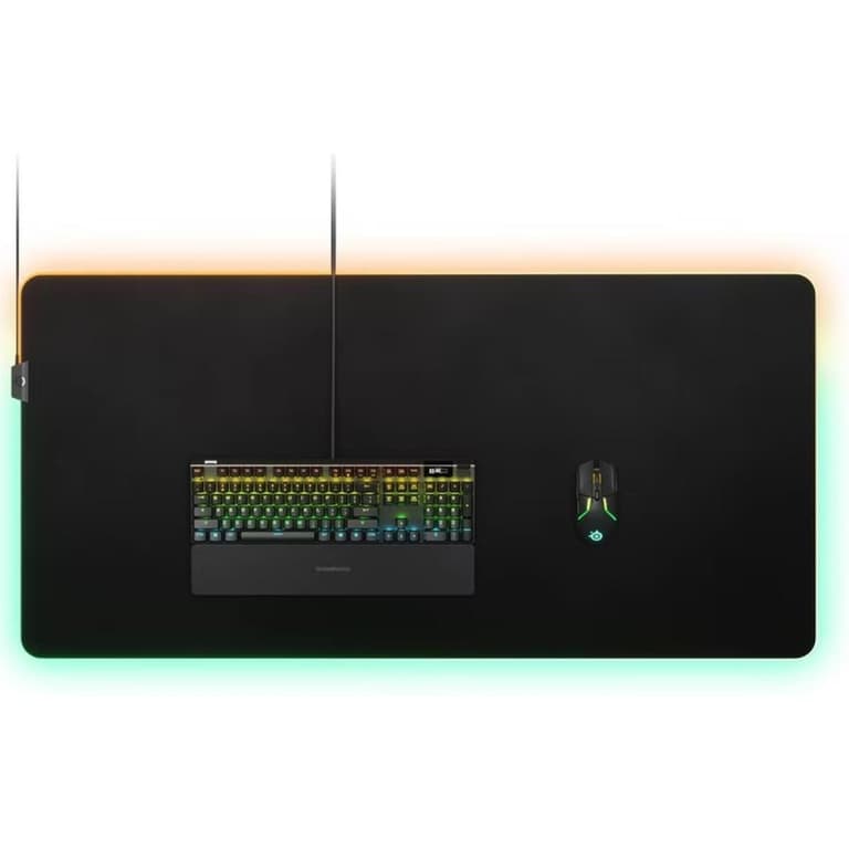 Steelseries QCK 3XL Cloth Gaming Mouse Pad, Durable and Washable, Dimension 1220 x 590 x 3 mm, Black