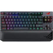 Asus X807 ROG Strix Scope RX TKL Optical Mechanical Wireless Deluxe, RX Red Switch, 1000Hz USB Report Rate, Per-Key RGB LEDs, USB 2.0 / Bluetooth Arabic / Engllish , Black product image