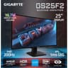 GIGABYTE GS25F2 25" Super Speed IPS Full HD 1ms 200Hz 120% sRGB HDR 10 AMD FreeSync w/ 2x HDMI & 1x DP Interface & Speakers - Black product thumbnail 1