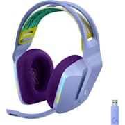 Logitech G733 LightSpeed Wireless Headset w/ Suspension Headband Lightsync RGB & Blue VOiCE MIC Technology , Lilac product image