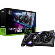 MSI GeForce RTX 5070 Gaming Trio OC 12GB GDDR7 192-Bit Memory, 2610 MHz Boost Clock, 6144 CUDA Cores, 28 Gbps Memory Speed, PCI Express Gen 5 product image