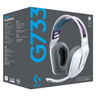 Logitech G733 LightSpeed Wireless Headset w/ Suspension Headband Lightsync RGB & Blue VOiCE MIC Technology , White product thumbnail 1