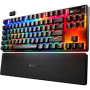 SteelSeries Apex Pro TKL Gen 3 Wireless Mechanical Gaming Keyboard, OmniPoint 3.0 Adjustable HyperMagnetic Switches, Double Shot PBT Keycaps, US English Layout, Wireless Connectivity, Black product image