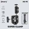 JMARY MS-90 Aluminium Multi-Functional Super Clamp for Camera and Phone - Black product thumbnail 1