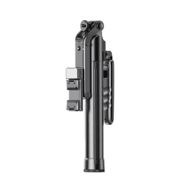 RTAKO - All-terrain 360° face tracking selfie stick - portable anti-shake, selfie live broadcast - Black