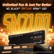 WD BLACK SN7100 1TB NVMe Gen4 PCIe M.2 2280 SSD TLC 3D NAND Internal Solid State Drive up to 7,250MB/s product image