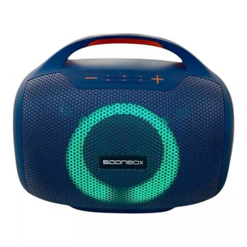 Soonbox S6300 Stereo Bluetooth High Power Party Box Waterproof Outdoor 80W Wireless Speaker Portable Audio System Sound Speakers - Blue