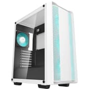 DEEPCOOL CC560 V2 Mid-Tower Gaming Case Tempered Glass Pre-Installed 3x 120mm LED Fans Support Up to 163mm Cooler & GPU Up to 370m - White product image