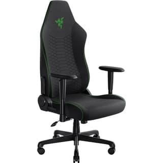 RAZER Iskur V2 X Gaming Chair, Built-in Lumbar Support, 2D Padded Armrests, 50mm Casters, Wide Seat Base, 152° Back Angle, 4-Class Gas Lift, 136kg Max Weight, Fabric Finish, Black