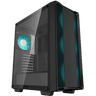 DEEPCOOL CC560 V2 Mid-Tower Gaming Case Tempered Glass Pre-Installed 3x 120mm LED Fans Support Up to 163mm Cooler & GPU Up to 370m - Black product thumbnail 1