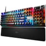 SteelSeries Apex Pro Gen 3 Full Size Mechanical Gaming Keyboard, OmniPoint 3.0 Adjustable HyperMagnetic Switches, Double Shot PBT Keycaps, US English Layout, Wired Connectivity, Black product thumbnail 1