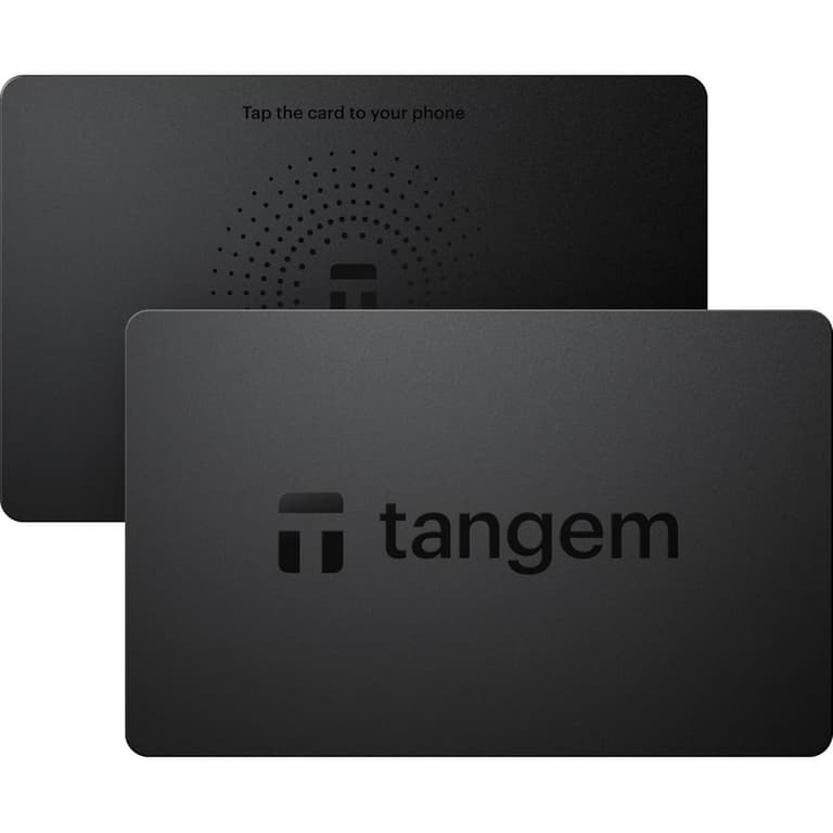 Tangem Wallet Pack of 2 - Secure Crypto Wallet - Trusted Cold Storage for Bitcoin, Ethereum, NFT's & More Coins - 100% Offline Hardware Wallet