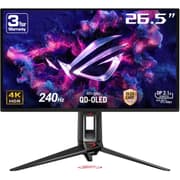 ASUS ROG Swift PG27UCDM 27” 4K OLED QD-OLED 4K QHD 240Hz 0.03ms, G-SYNC Compatible, Custom Heatsink, AI Gaming, 99% DCI-P3,Uniform brightness,True 10-bit, USB-C 90W product image