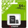 Kingston SDCS3/64GB Canvas Select Plus 64GB microSDXC Card Up to 100MB/s A1 Class 10 UHS-I with Adapter product thumbnail 1