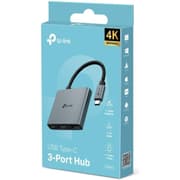 TP-Link UH3020C USB Type-C 3 in 1 Hub, USB 3.0, 5Gbps Data Transfer, USB A, HDMI 4K@60Hz, 100W PD 3.0 Fast Charging, Expand Connections, Self-Storage, Braided Cable, Plug&Play, Easy to use product image