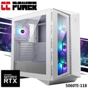 CC Power 5060TI-118 Gaming PC 14Gen Intel Core i9 K-Series 24-Cores w/ Nvidia RTX 5060 TI 16GB DDR7 & Liquid Cooler product image