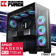 CC Power 7700XT-107 Gaming PC NEW 14Gen Intel I7 20-Cores w/ AMD Radeon RX 7700 XT 12GB w/ Advanced Air Cooler product image