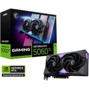 MSI GeForce RTX 5060 Ti GAMING OC 8GB GDDR7 128-Bit Memory, 2647 MHz Boost Clocks, 28 Gbps Memory Speed, 4608 CUDA Cores, PCI Express Gen 5 x16 product image