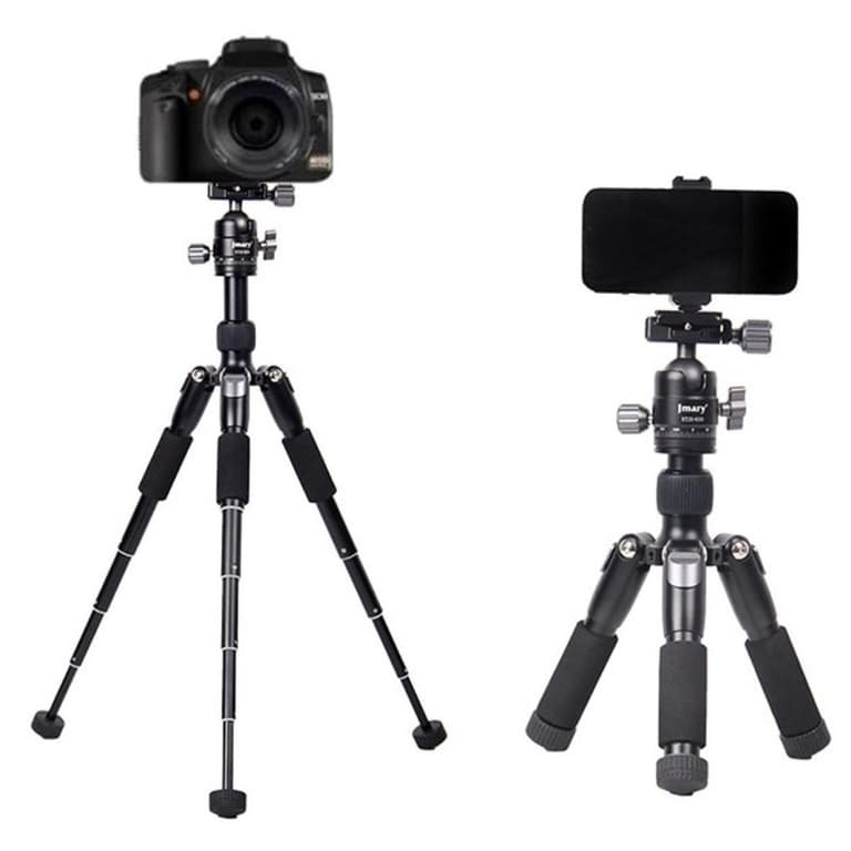 Jmary KT25+H30 For Selfie Live Streaming Lightweight Portable Desktop Mini Tripod - Black
