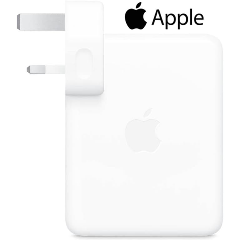 Apple USB-C Power Adapter 140W Fast & Efficient Charging , Compact & Portable Design UK Plug - White