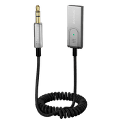 Proove Helix Car Audio Adapter Durable material, spring cable, wireless sound transmission, built-in microphone product image