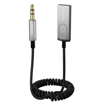 Proove Helix Car Audio Adapter Durable material, spring cable, wireless sound transmission, built-in microphone