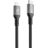 Proove ReGen Silicone Type-C to Lightning Cable 27W 1m Flexible, Fast Charging – Compatible with Laptops, Tablets, Smartphones, iPhone, iPad, and More - Black product thumbnail 1