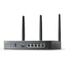 TP-Link ER706W Omada Gigabit AX3000 WiFi 6 VPN Router 1x USB 3.0 Support USB Storage and LTE Backup with LTE dongle Supports Omada Mesh | Easy Set-up product thumbnail 1