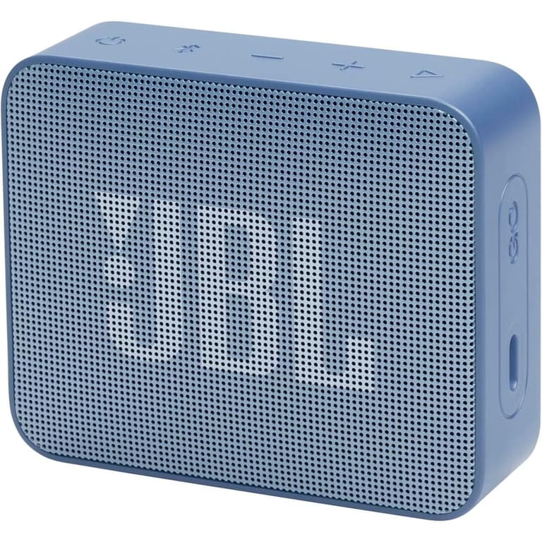 JBL GO Essential 2 Portable Bluetooth Speaker with Original Pro Sound, up to 5 Hours Battery Life, with IP67 Waterproof Design, Blue
