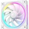 DeepCool FL12 120mm Case Fans, 2150 RPM Fan Speed, 55 CFM Fan Airflow, Fluid Dynamic Bearing Type, 4-Pin PWM Fan Connector, Addressable RGB LED, Single Pack, White product thumbnail 1