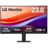 LG 24U421A 24" 1500R Curved Full HD 100Hz HDR10, 3-Side Borderless, LG Switch App, HDMI, USB Type-C 15W PD, Tilt Slim Stand, Black product thumbnail 1