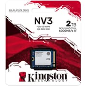 Kingston NV3 2TB M.2 2230 NVMe PCIe Gen 4x4 3D Nand Internal SSD Up to 6000 MB/s product image