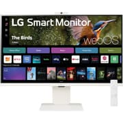 LG 32SR85U-W 32" Smart IPS 4K UHD webOS 23, USB Type-C 90W PD, Built-in FHD Webcam & Speaker, HDR 10, AirPlay 2, Screen Share, Bluetooth, White product image
