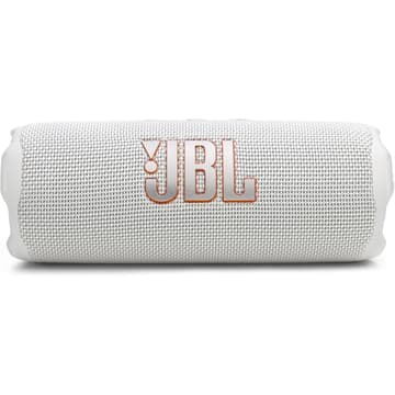 JBL Flip 7 Portable Bluetooth 5.4 Speaker, 25 W RMS for Woofer, 10 W RMS for Tweeter, Lossless Audio Playback, Waterproof, Dustproof, & Drop-Proof 16Hrs of Playtime , White