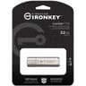 Kingston Ironkey Locker+ 50 256GB Encrypted Flash Drive USB 3.2 XTS-AES Protection Multi-Password Security Options Automatic Cloud Backup Metal Casing product thumbnail 1