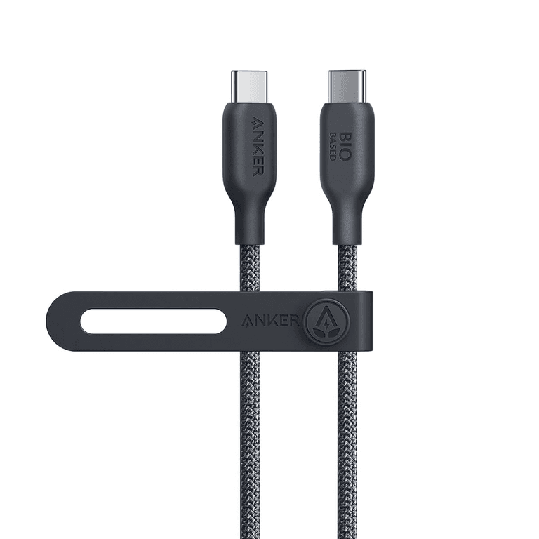 Anker 544 USB C to USB C Cable 240W, Bio-Nylon Charging Type C Fast Charger Cable for MacBook iPad 1M - Black