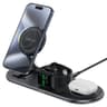ACEFAST E19 Qi2 3-in-1 Desktop Wireless Charging Holder Magnetic wireless charger for phone, TWS headset, smart watch. Compatible with all iPhone mobile - Black product thumbnail 1