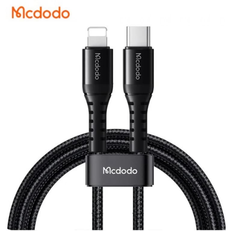 Mcdodo CA-5632 USB C to Lightning 36W Cable Data & Fast Charging PD for iPhone 3M - Black