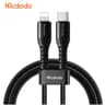 Mcdodo CA-5632 USB C to Lightning 36W Cable Data & Fast Charging PD for iPhone 3M - Black product thumbnail 1