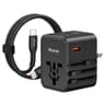 Mcdodo CP-3260 MDD G5 Series 25W 2 USB-C + 1 USB-A Universal Travel Power Adapter Charger with USB-C to USB-C Cable - Black product thumbnail 1