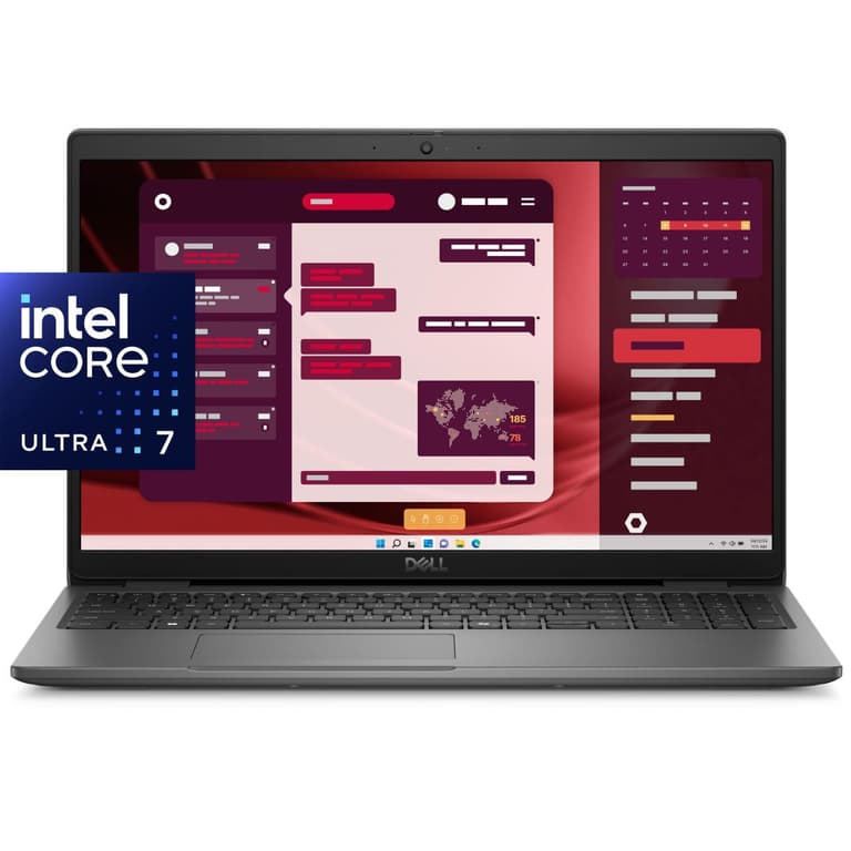 Dell Latitude NEW 3550 15 (2024) Intel Core Ultra 7 155U 10-Core Essential Performance For Any Business w/ Modern Design & Full HD HDR WebCam - Grey