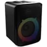 HiFuture Event 80W Portable Bluetooth Speaker – Dual Drivers, Dynamic RGB Lights, Karaoke-Enabled with Mic Input, TWS Pairing, Power Bank Function, IPX4 Waterproof, 4000mAh Battery – Black product thumbnail 1