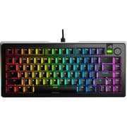 Glorious GMMK 3 Prebuilt Mechanical Gaming Keyboard, Size 75%, Hot swappable Switches, RGB Backlighting, Fox Mechanical Switches, Modular Design, Arabic Layout, Black product image