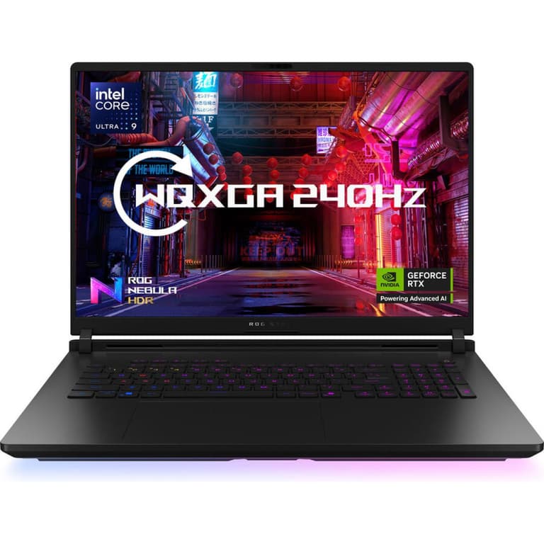 ASUS ROG Strix SCAR 18 (2025) G835LW NEW Intel Core Ultra 9 Gen II 275HX 24-Cores w/ NVIDIA RTX™ 5080 16GB DDR7 & ROG Nebula HDR 2.5K 240Hz Display ((Bundle)) , Off Black