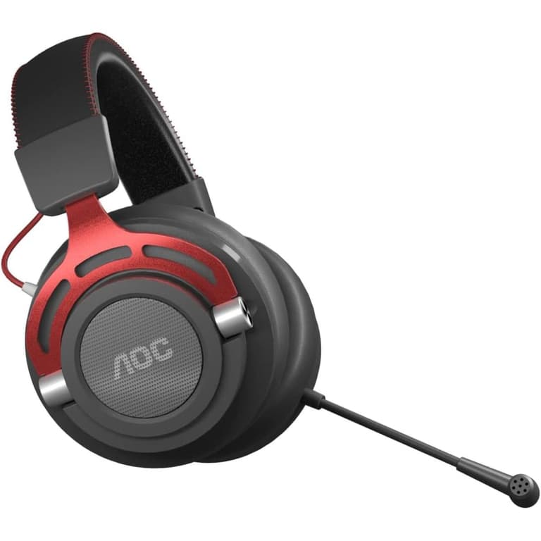 AOC GH401 - Wireless Gaming Headset for PC, PS4 / PS5, Xbox, Switch, 3.5 mm jack, 16 hours battery life - black