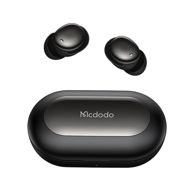 Mcdodo HP-4490 Night Sleep Wireless Earbuds Bluetooth V5.4 Stable Connect Safe Light Earbud & In-ear Headphones for iPhone & Samsung Android - Black
