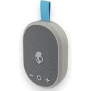 Skullcandy Ounce Wireless Bluetooth Speaker - IPX7 Waterproof Mini Portable Speaker with 16 Hour Battery, Downward Firing Passive Radiator, and Ballistic Nylon Carry Strap - Light Grey product image