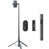 RTAKO RZP001-AB226 Selfie Stick with Tripod and Self-expanding Legs, 720° Rotation, 1.7m with smart design - Black product thumbnail 1