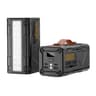 WiWU WI-P029 Armor 100W 50000mAh Power Bank multiple devices, including laptops and smartphones, Dual 100W USB-C, 22.5W USB-A Fast Charging Backup Battery with Built-in Flashlight- Black product thumbnail 1
