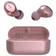 HiFuture YACHT True Bluetooth wireless 5.2 Earbuds with APTX Adaptive Qualcomm Chipset, Up to 20-Hours Battery Life, Wind Noise Cancellation 8.0, IPX5 - Rose Gold product image
